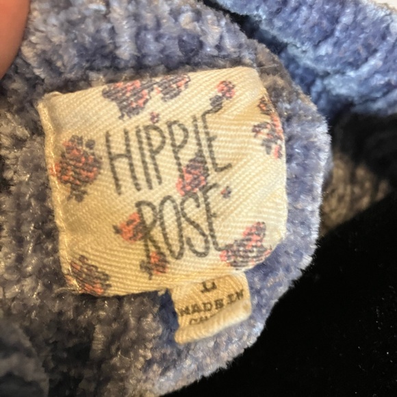 Hippie Rose Women’s Sweater Light Blue Size Large - Picture 5 of 9